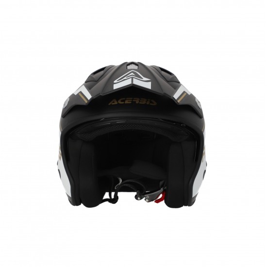 Casco jet ACERBIS Aria White Black Gold - Micasco.es - Tu tienda de cascos de moto