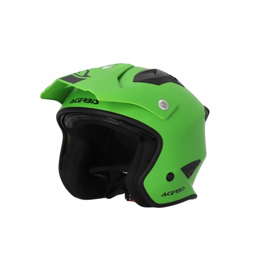 Casco jet ACERBIS Aria Green - Micasco.es - Tu tienda de cascos de moto