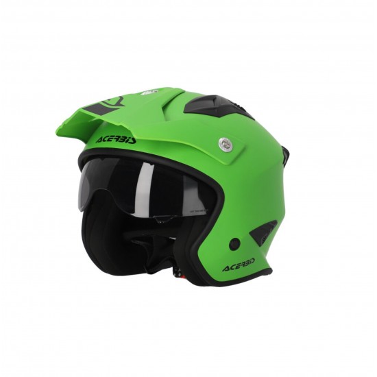 Casco jet ACERBIS Aria Green - Micasco.es - Tu tienda de cascos de moto