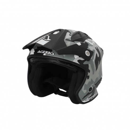 Casco jet ACERBIS Aria Camo Brown - Micasco.es - Tu tienda de cascos de moto