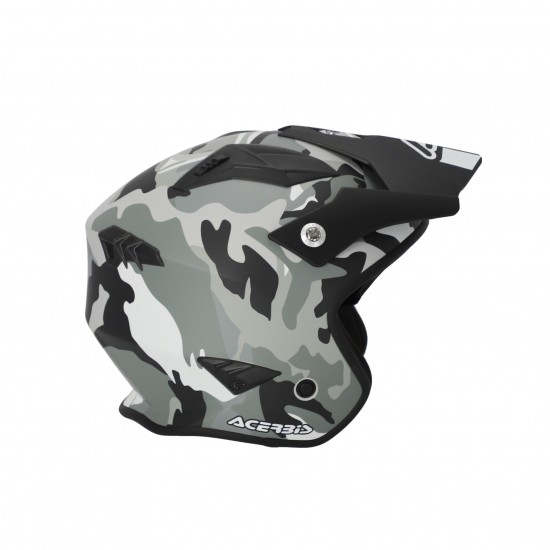 Casco jet ACERBIS Aria Camo Brown - Micasco.es - Tu tienda de cascos de moto