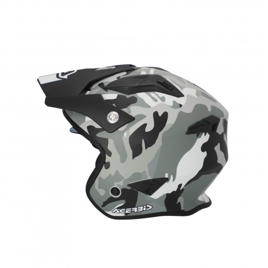 Casco jet ACERBIS Aria Camo Brown - Micasco.es - Tu tienda de cascos de moto