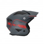 Casco jet ACERBIS Aria Grey Red - Micasco.es - Tu tienda de cascos de moto