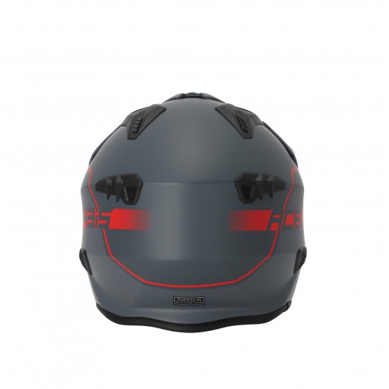 Casco jet ACERBIS Aria Grey Red - Micasco.es - Tu tienda de cascos de moto