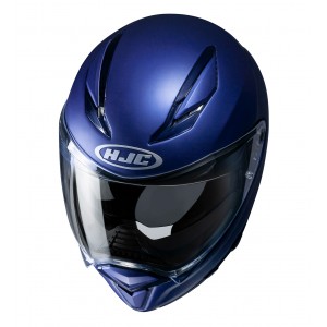 Casco integral HJC F70 Solid Azul Metálico Semi Mate - Micasco.es - Tu tienda de cascos de moto