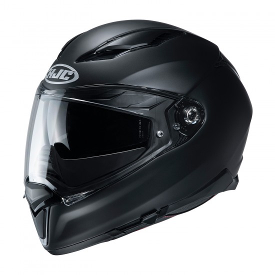 Casco integral HJC F70 Solid Negro Semi Mate - Micasco.es - Tu tienda de cascos de moto