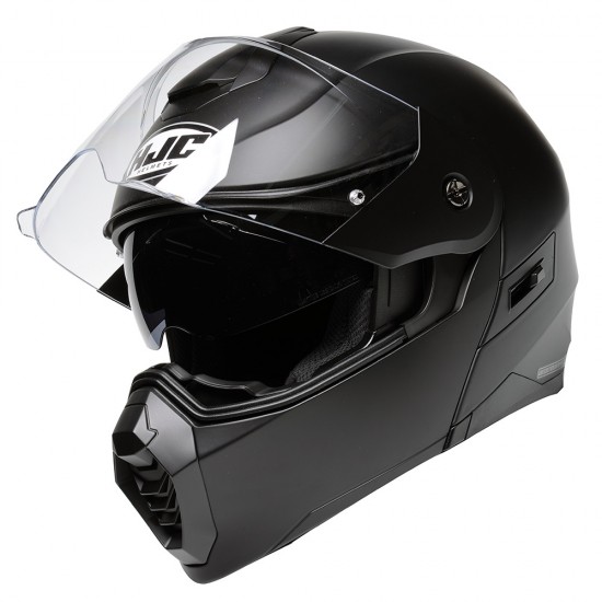Casco modular HJC C80 Solid Negro Semi Mate - Micasco.es Casco modular HJC C80 Solid Negro Semi Mate - Micasco.es - Tu tienda de cascos de moto