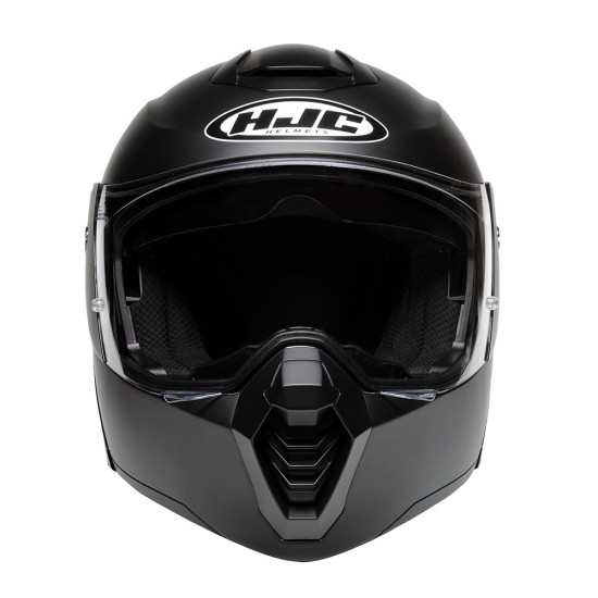 Casco modular HJC C80 Solid Negro Semi Mate - Micasco.es - Tu tienda de cascos de moto