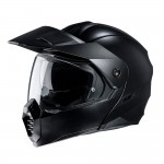 Casco modular HJC C80 Solid Negro Semi Mate - Micasco.es - Tu tienda de cascos de moto