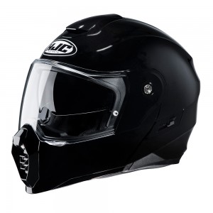 Casco modular HJC C80 Solid Negro Metálico - Micasco.es Casco modular HJC C80 Solid Negro Metálico - Micasco.es - Tu tienda de cascos de moto