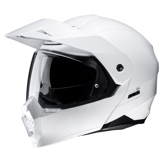 Casco modular HJC C80 Solid Blanco - Micasco.es - Tu tienda de cascos de moto