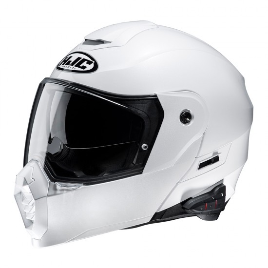 Casco modular HJC C80 Solid Blanco - Micasco.es - Tu tienda de cascos de moto