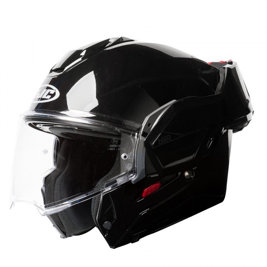 Casco modular HJC i100 Solid Negro Metálico - Micasco.es - Tu tienda de cascos de moto