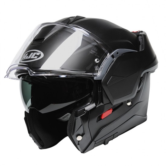 Casco modular HJC i100 Solid Negro Semi Mate - Micasco.es - Tu tienda de cascos de moto