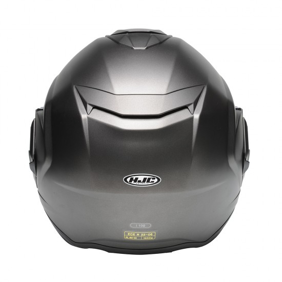 Casco modular HJC i100 Solid Titanio Semi Mate - Micasco.es - Tu tienda de cascos de moto