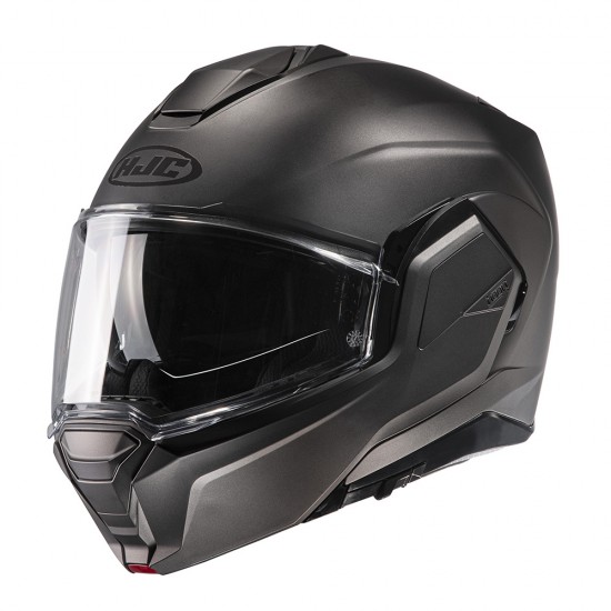 Casco modular HJC i100 Solid Titanio Semi Mate - Micasco.es - Tu tienda de cascos de moto