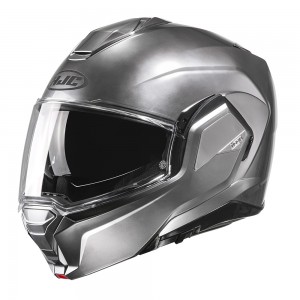 Cascos modular HJC i100 Solid Hyper Silver - Micasco.es Cascos modular HJC i100 Solid Hyper Silver - Micasco.es - Tu tienda de cascos de moto