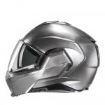 Cascos modular HJC i100 Solid Hyper Silver - Micasco.es - Tu tienda de cascos de moto