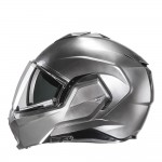 Casco modular HJC i100 Solid Hyper Silver - Micasco.es - Tu tienda de cascos de moto