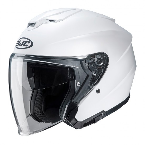 Casco jet HJC i30 Solid Blanco Semi-Mate - Micasco.es - Tu tienda de cascos de moto