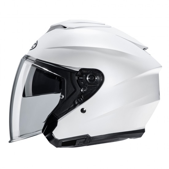 Casco jet HJC i30 Solid Blanco Semi-Mate - Micasco.es - Tu tienda de cascos de moto