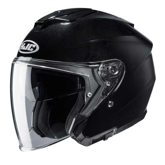 Casco jet HJC i30 Solid Negro - Micasco.es - Tu tienda de cascos de moto