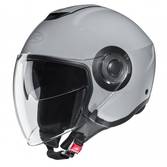 Casco jet HJC i40 Solid N Grey - Micasco.es - Tu tienda de cascos de moto