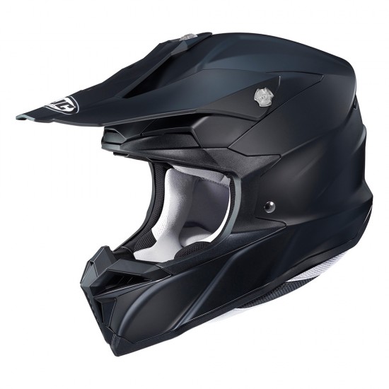 Casco enduro/cross HJC i50 Solid Negro Semi Mate - Micasco.es - Tu tienda de cascos de moto