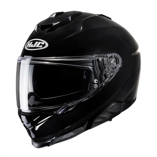 Casco integral HJC i71 Solid Negro Metálico - Micasco.es - Tu tienda de cascos de moto