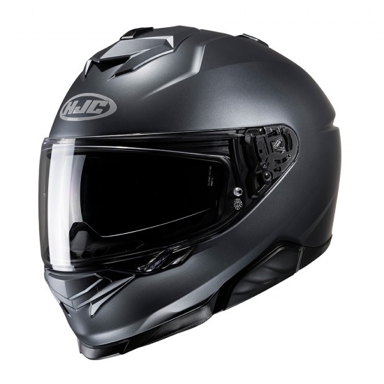 Casco integral HJC i71 Solid Semi Mate Antracita - Micasco.es - Tu tienda de cascos de moto