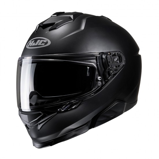 Casco integral HJC i71 Solid Semi Mate Negro - Micasco.es - Tu tienda de cascos de moto