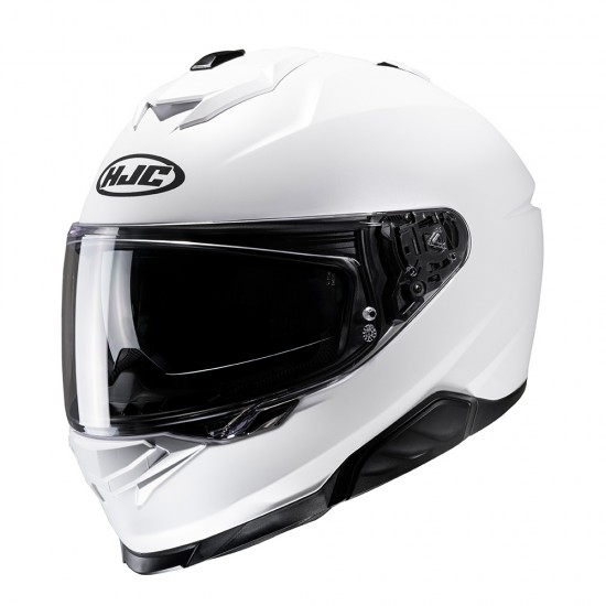 Casco integral HJC i71 Solid Semi Mate Blanco - Micasco.es - Tu tienda de cascos de moto