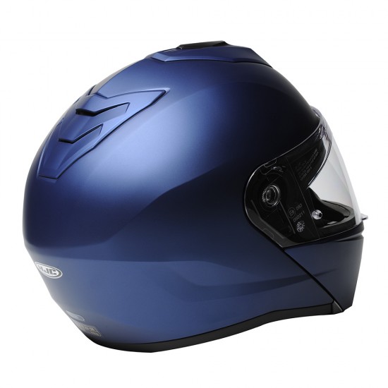 Casco modular HJC i90 Solid Azul Metálico Semi Mate - Micasco.es - Tu tienda de cascos de moto