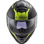 Casco integral LS2 FF800 Storm II Nerve Matt Black HV Yellow - Micasco.es - Tu tienda de cascos de moto