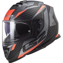 Casco integral LS2 FF800 Storm II Racer Matt Titanium Orange Casco integral LS2 FF800 Storm II Racer Matt Titanium Orange