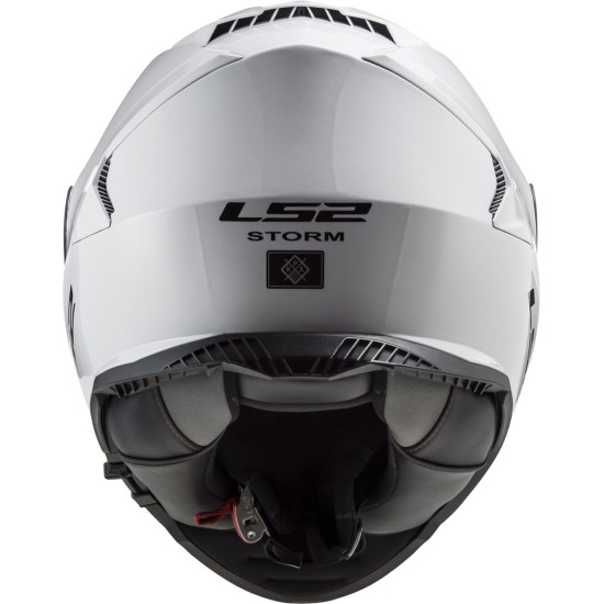 Casco integral LS2 FF800 Storm II Solid White - Micasco.es - Tu tienda de cascos de moto