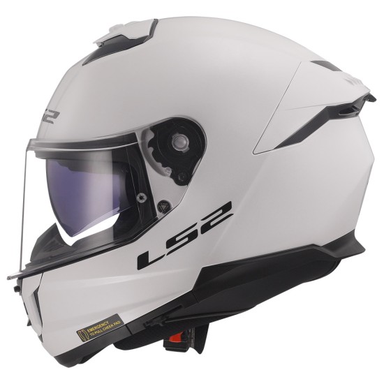 Casco integral LS2 FF808 Stream EVO II Solid White - Micasco.es - Tu tienda de cascos de moto