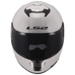 Casco integral LS2 FF808 Stream EVO II Solid White - Micasco.es - Tu tienda de cascos de moto