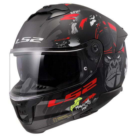 Casco integral LS2 FF808 Stream EVO II Angry Monkey - Micasco.es - Tu tienda de cascos de moto