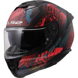 Casco integral LS2 FF808 Stream EVO II Jungle Matt Black Blue Pink