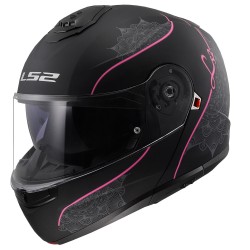 Casco modular LS2 FF908 Strobe II Lux Matt Black Pink Casco modular LS2 FF908 Strobe II Lux Matt Black Pink