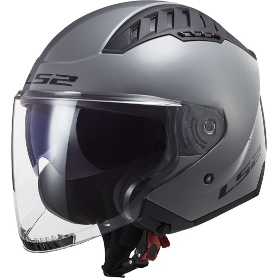 Casco jet LS2 OF600 Copter II Solid Nardo Grey - Micasco.es - Tu tienda de cascos de moto