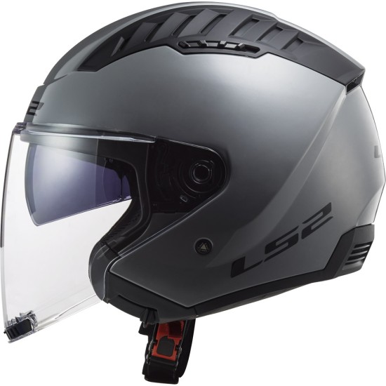 Casco jet LS2 OF600 Copter II Solid Nardo Grey - Micasco.es - Tu tienda de cascos de moto