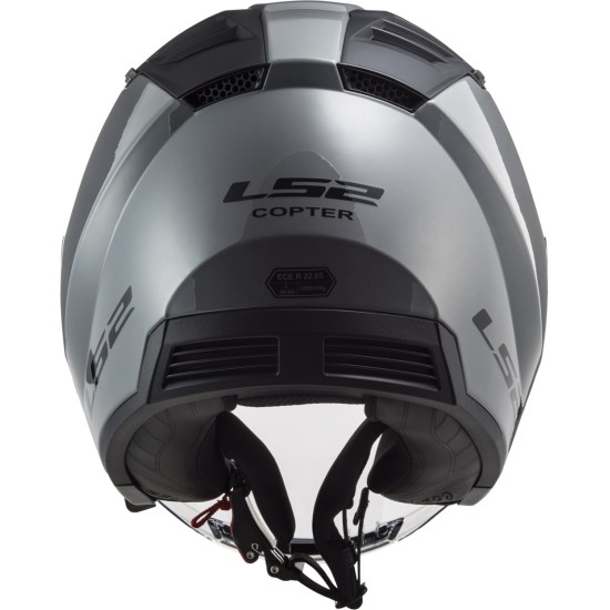 Casco jet LS2 OF600 Copter II Solid Nardo Grey - Micasco.es - Tu tienda de cascos de moto