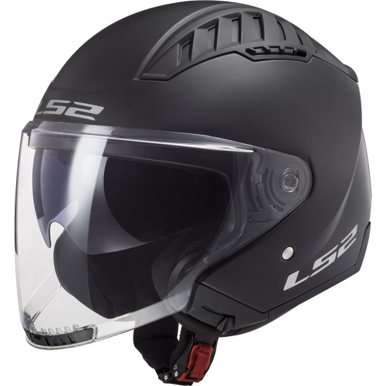 Casco jet LS2 OF600 Copter II Solid Matt Black - Micasco.es - Tu tienda de cascos de moto