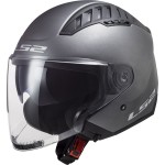 Casco jet LS2 OF600 Copter II Solid Matt Titanium - Micasco.es - Tu tienda de cascos de moto