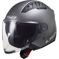 Casco jet LS2 OF600 Copter II Solid Matt Titanium Casco jet LS2 OF600 Copter II Solid Matt Titanium