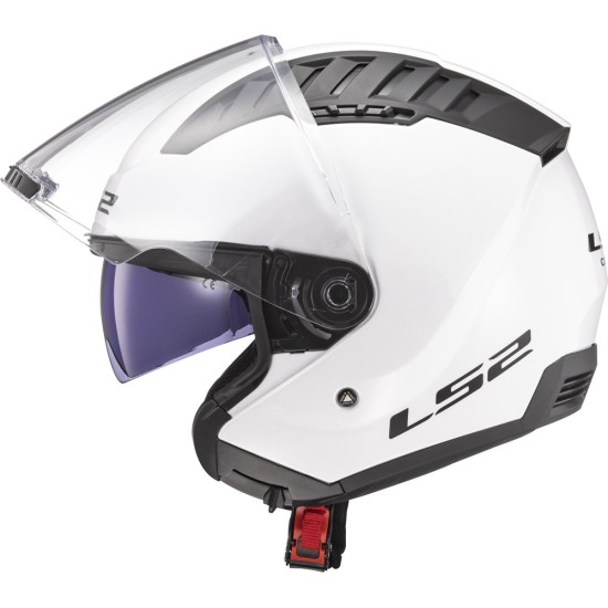 Casco jet LS2 OF600 Copter II Solid White - Micasco.es - Tu tienda de cascos de moto