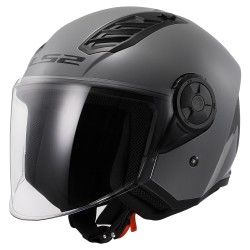 Casco jet LS2 OF616 Airflow II Solid Nardo Grey Casco jet LS2 OF616 Airflow II Solid Nardo Grey