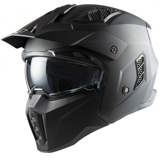 Casco modular MPH Harrier Solid Matt Black